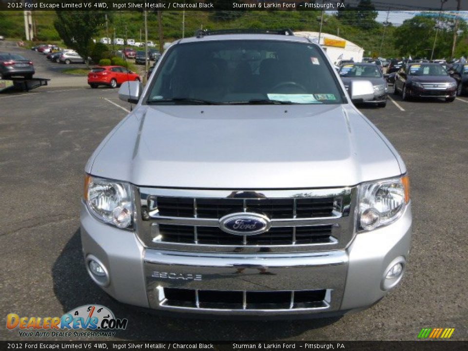 2012 Ford Escape Limited V6 4WD Ingot Silver Metallic / Charcoal Black Photo #6