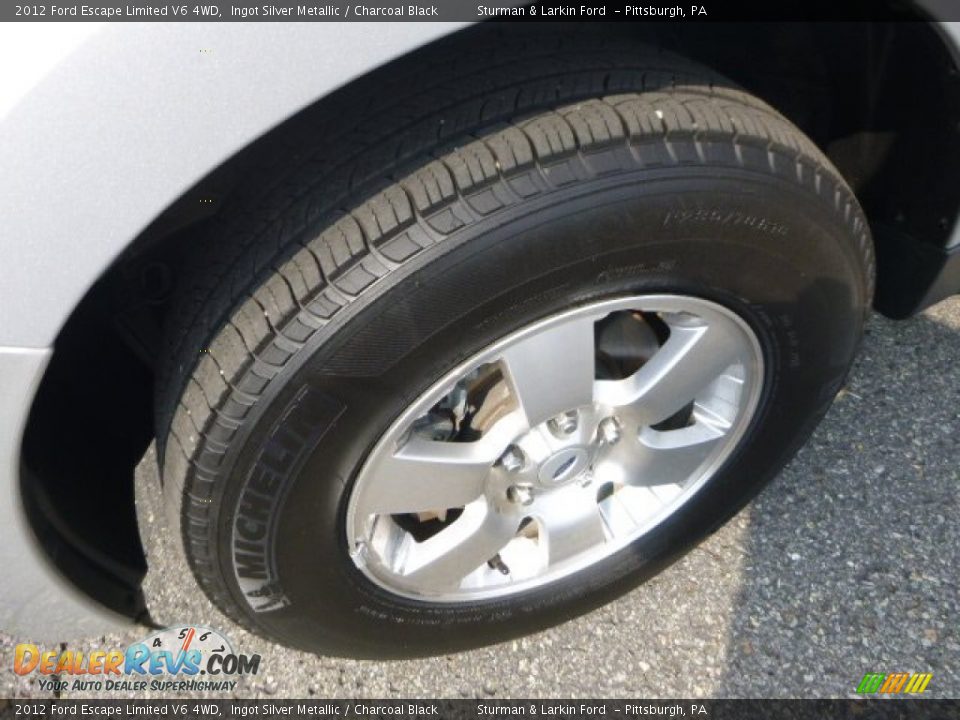 2012 Ford Escape Limited V6 4WD Ingot Silver Metallic / Charcoal Black Photo #7