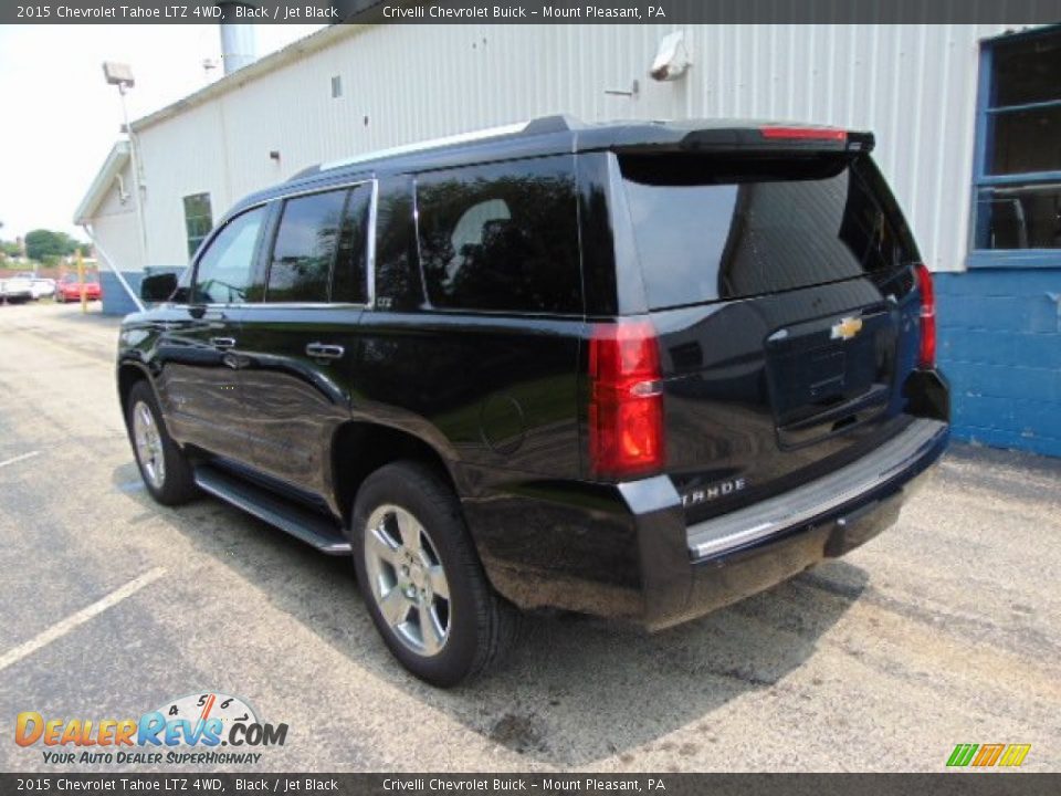 2015 Chevrolet Tahoe LTZ 4WD Black / Jet Black Photo #5