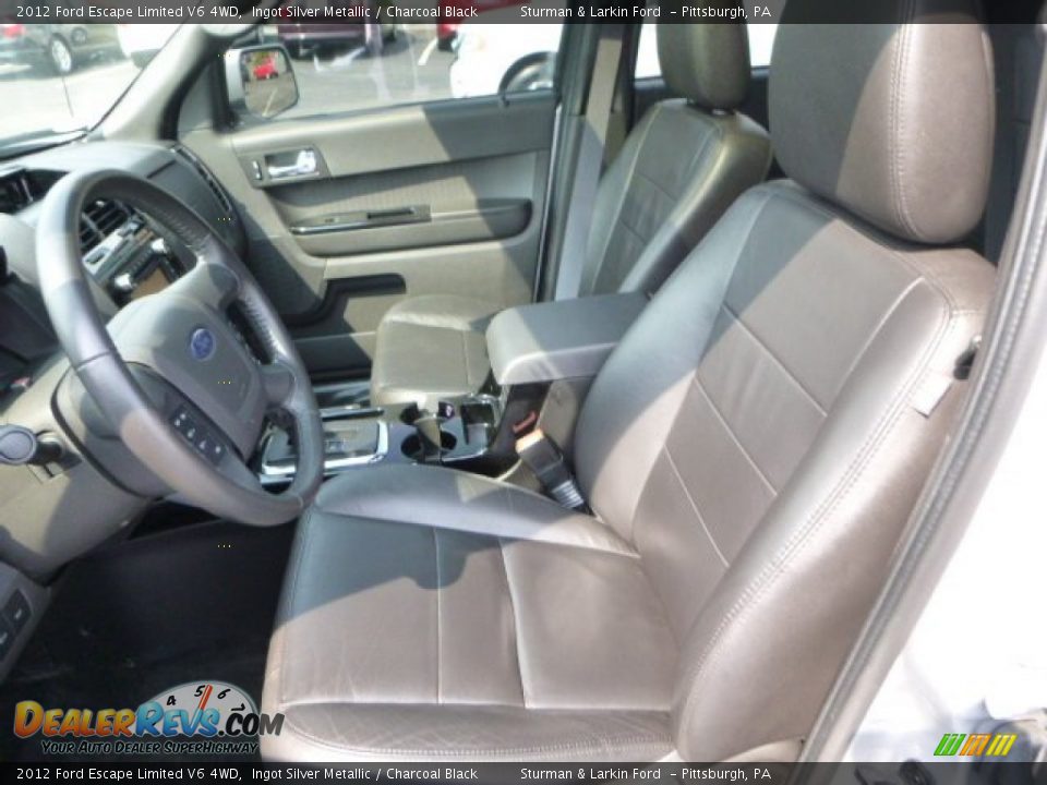 2012 Ford Escape Limited V6 4WD Ingot Silver Metallic / Charcoal Black Photo #8