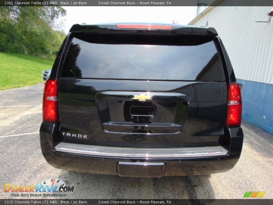 2015 Chevrolet Tahoe LTZ 4WD Black / Jet Black Photo #6