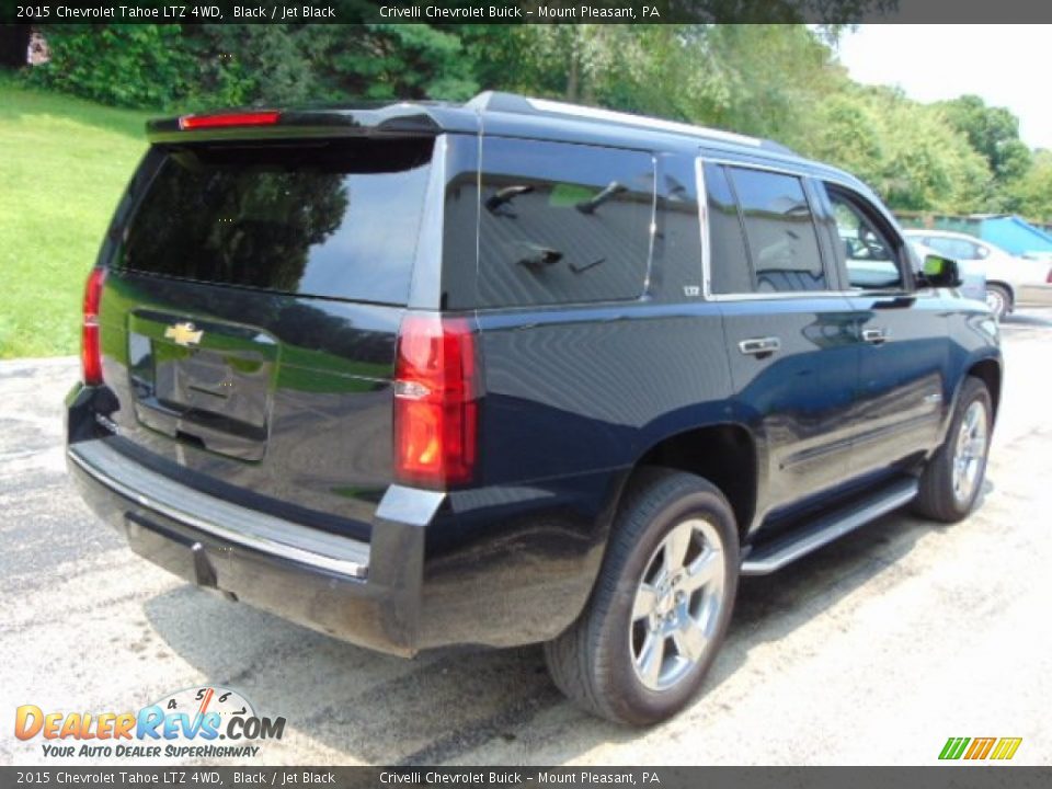 2015 Chevrolet Tahoe LTZ 4WD Black / Jet Black Photo #7