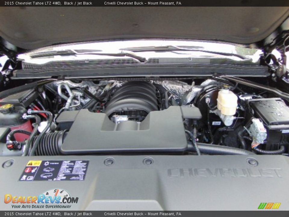 2015 Chevrolet Tahoe LTZ 4WD Black / Jet Black Photo #8