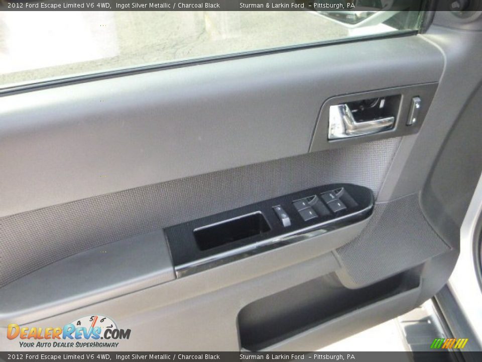 2012 Ford Escape Limited V6 4WD Ingot Silver Metallic / Charcoal Black Photo #11