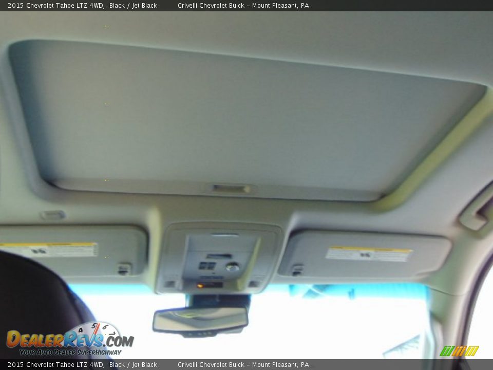 2015 Chevrolet Tahoe LTZ 4WD Black / Jet Black Photo #10