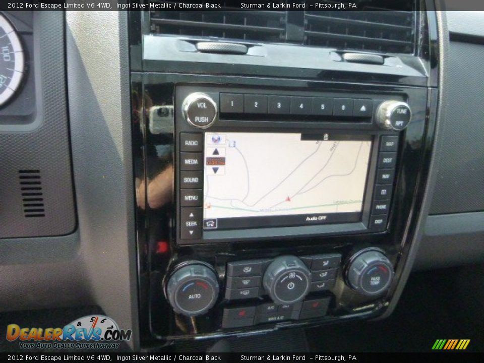 2012 Ford Escape Limited V6 4WD Ingot Silver Metallic / Charcoal Black Photo #13