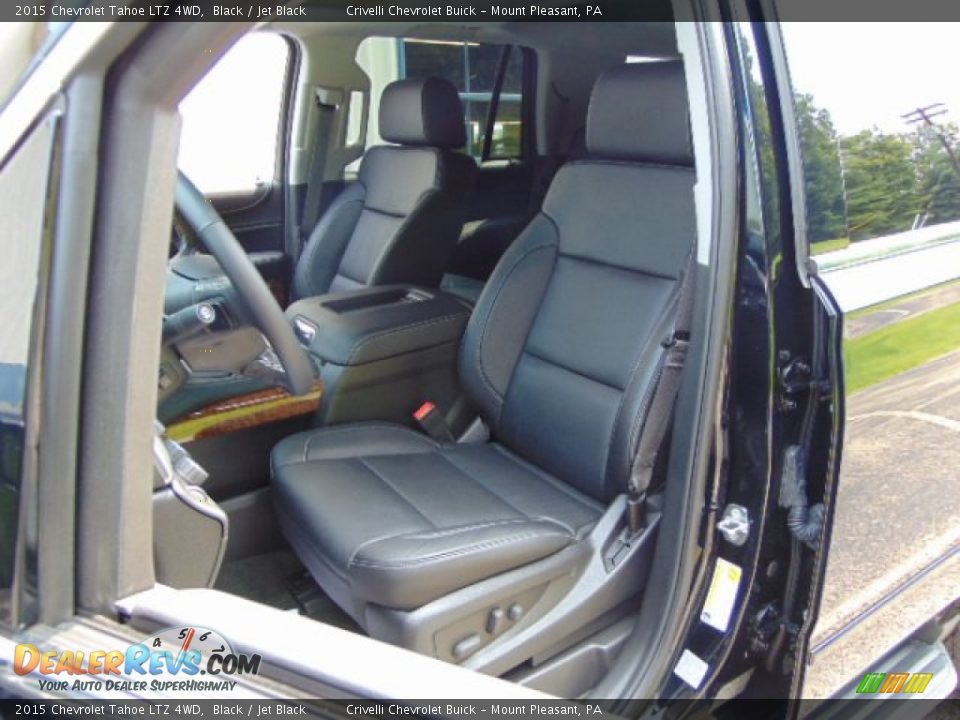 2015 Chevrolet Tahoe LTZ 4WD Black / Jet Black Photo #14