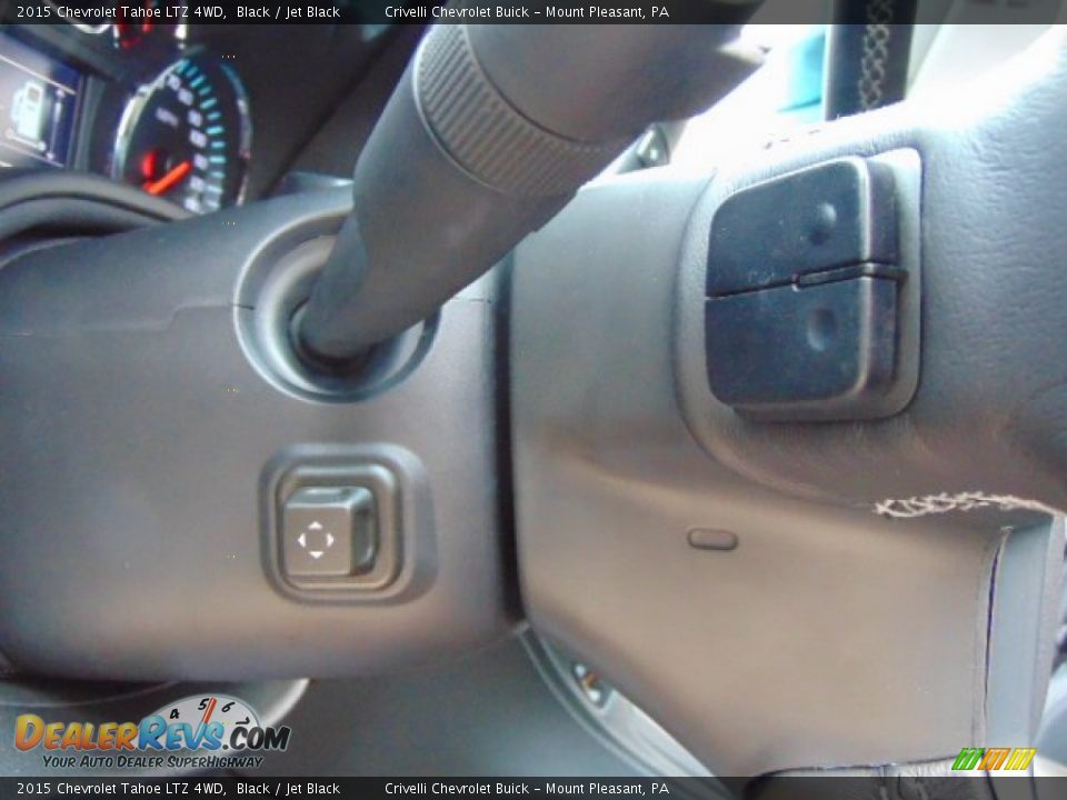 2015 Chevrolet Tahoe LTZ 4WD Black / Jet Black Photo #16
