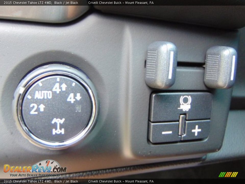 2015 Chevrolet Tahoe LTZ 4WD Black / Jet Black Photo #17
