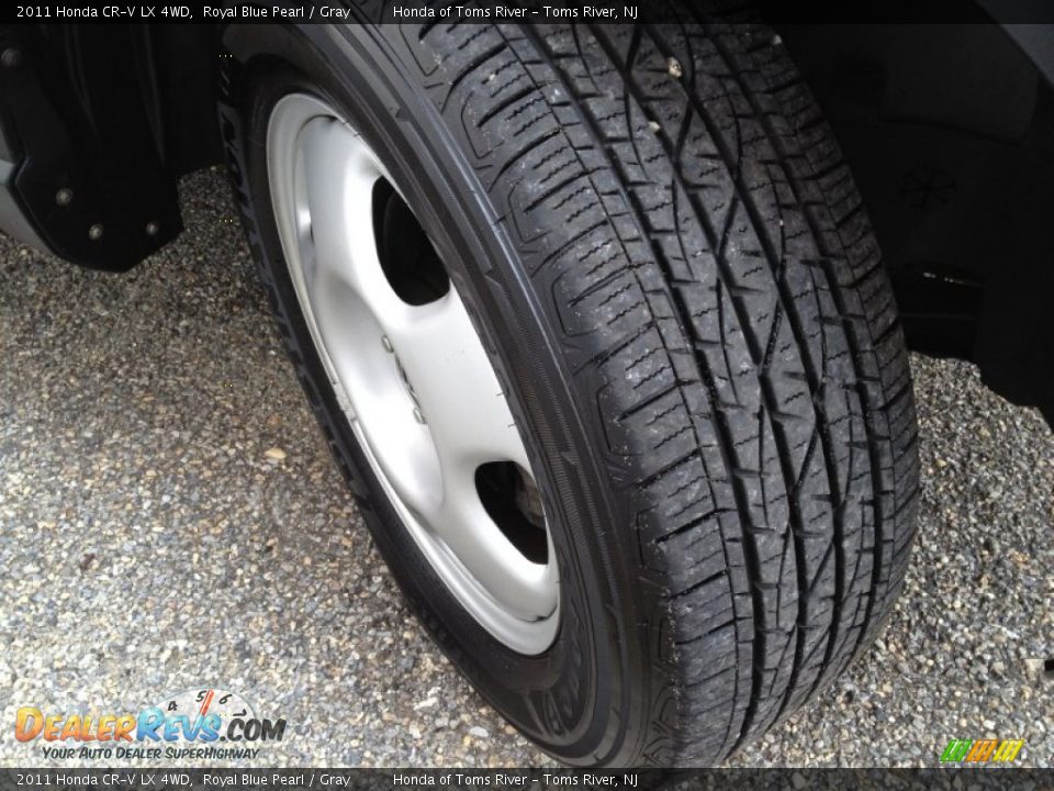 2011 Honda CR-V LX 4WD Royal Blue Pearl / Gray Photo #2