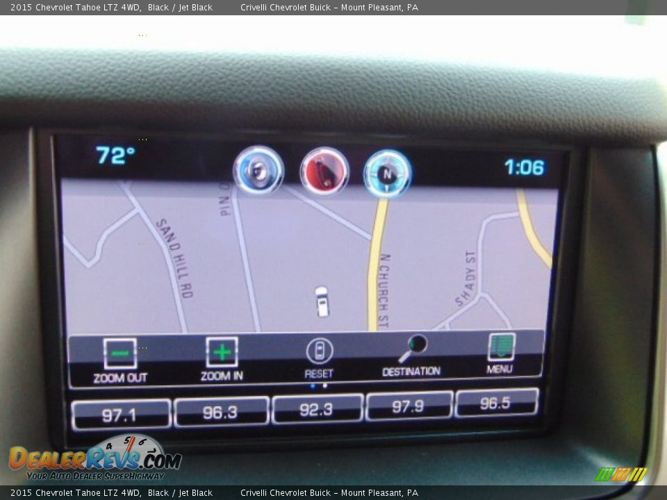 2015 Chevrolet Tahoe LTZ 4WD Black / Jet Black Photo #20