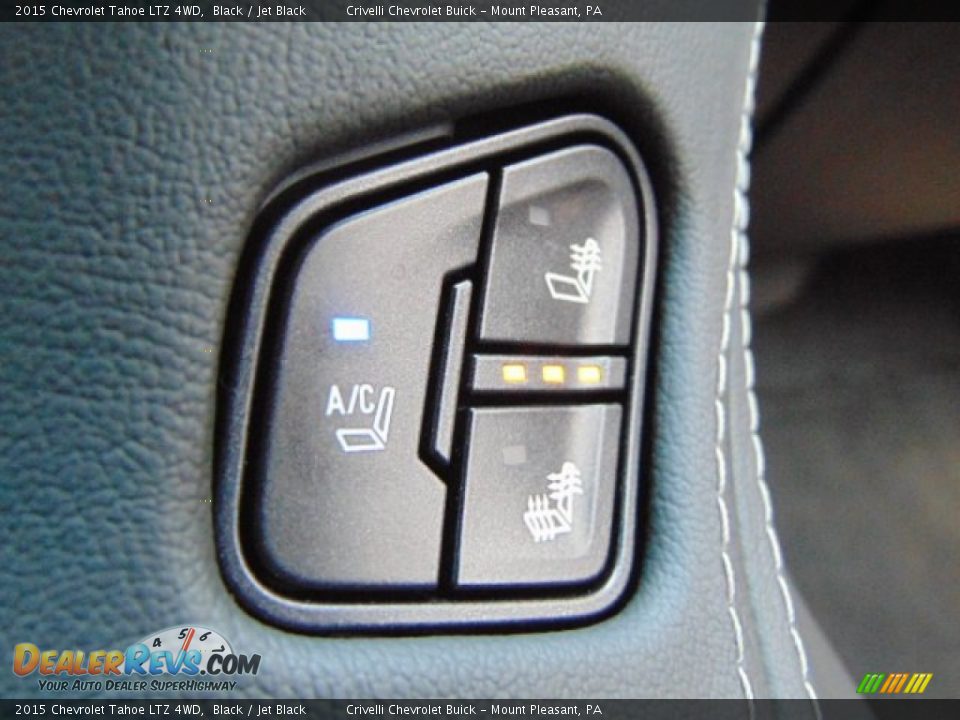 2015 Chevrolet Tahoe LTZ 4WD Black / Jet Black Photo #22