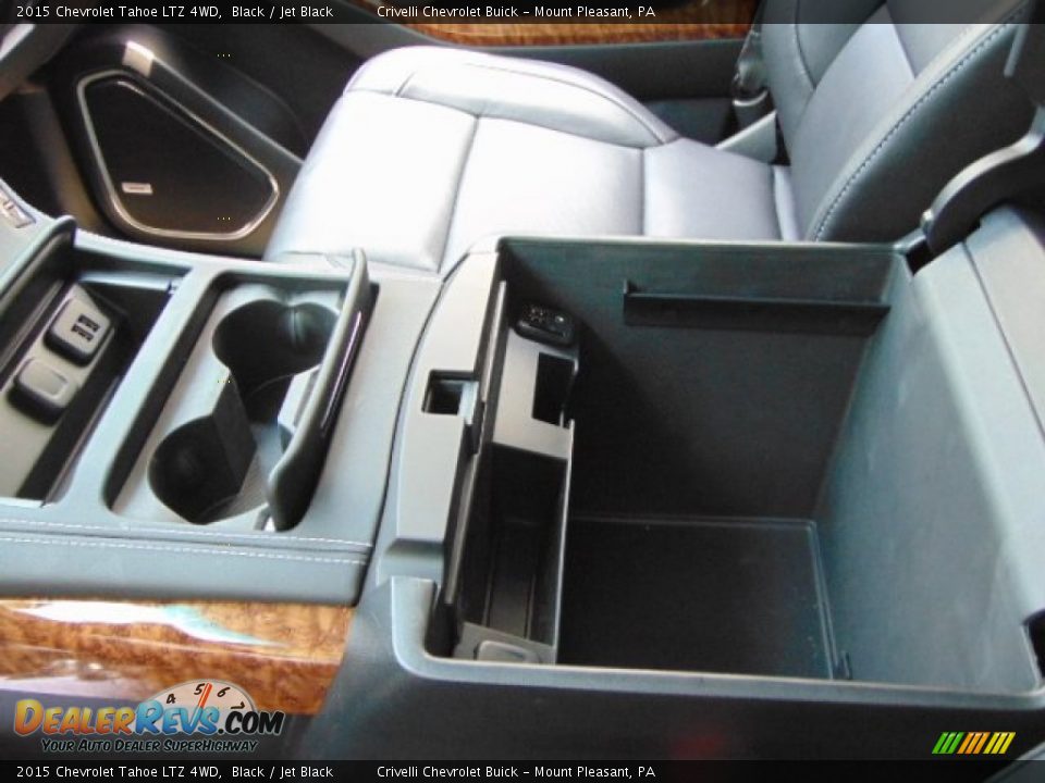 2015 Chevrolet Tahoe LTZ 4WD Black / Jet Black Photo #23