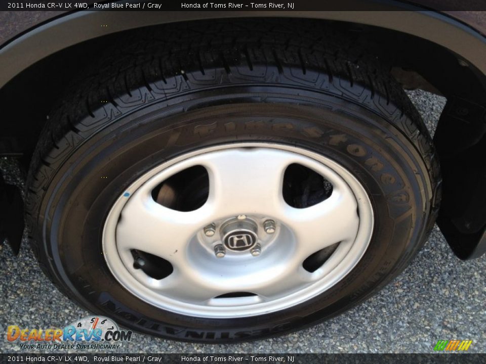 2011 Honda CR-V LX 4WD Royal Blue Pearl / Gray Photo #6