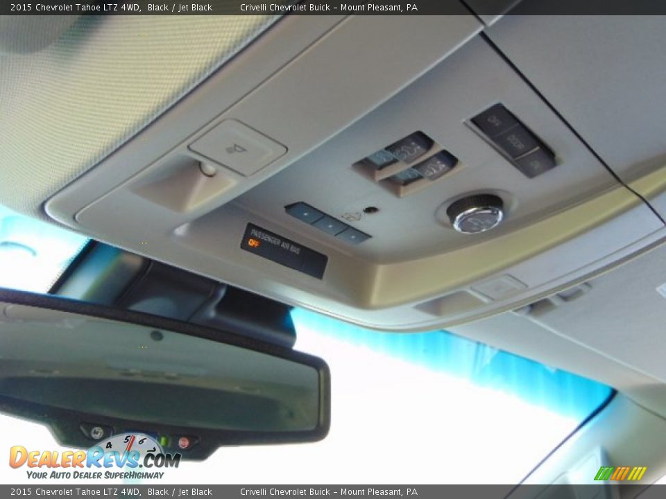 2015 Chevrolet Tahoe LTZ 4WD Black / Jet Black Photo #24