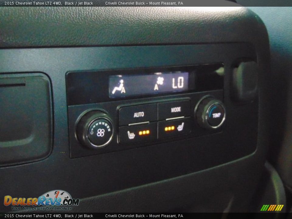 2015 Chevrolet Tahoe LTZ 4WD Black / Jet Black Photo #27