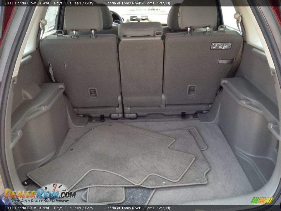 2011 Honda CR-V LX 4WD Royal Blue Pearl / Gray Photo #9