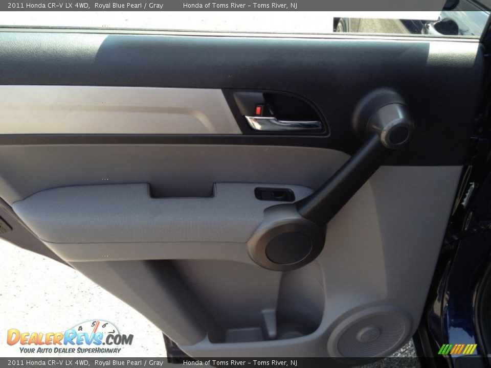 2011 Honda CR-V LX 4WD Royal Blue Pearl / Gray Photo #10
