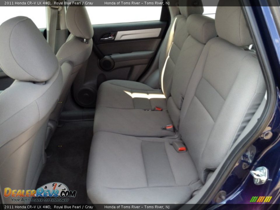 2011 Honda CR-V LX 4WD Royal Blue Pearl / Gray Photo #11