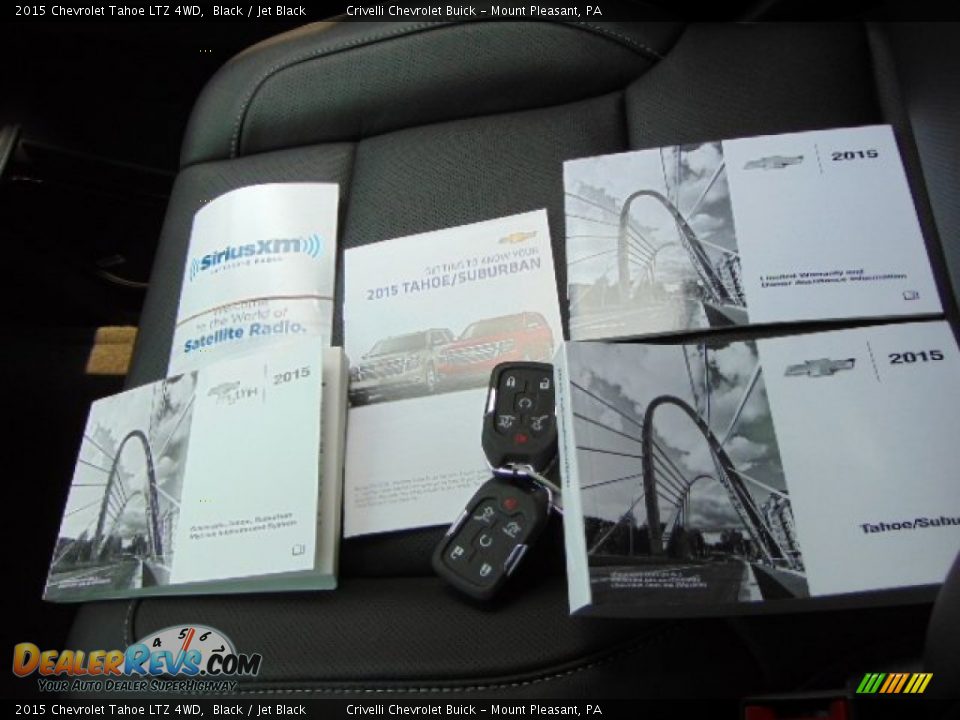 2015 Chevrolet Tahoe LTZ 4WD Black / Jet Black Photo #31