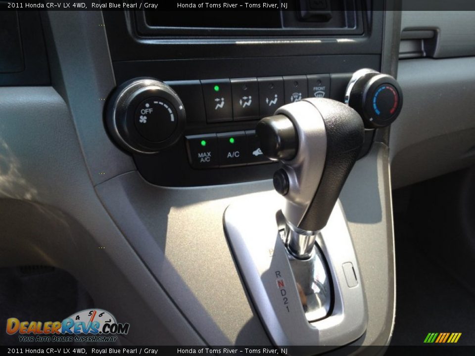 2011 Honda CR-V LX 4WD Royal Blue Pearl / Gray Photo #16