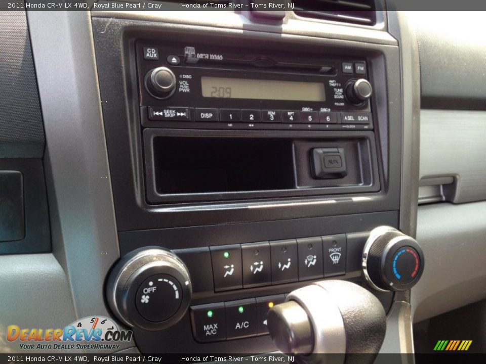2011 Honda CR-V LX 4WD Royal Blue Pearl / Gray Photo #17