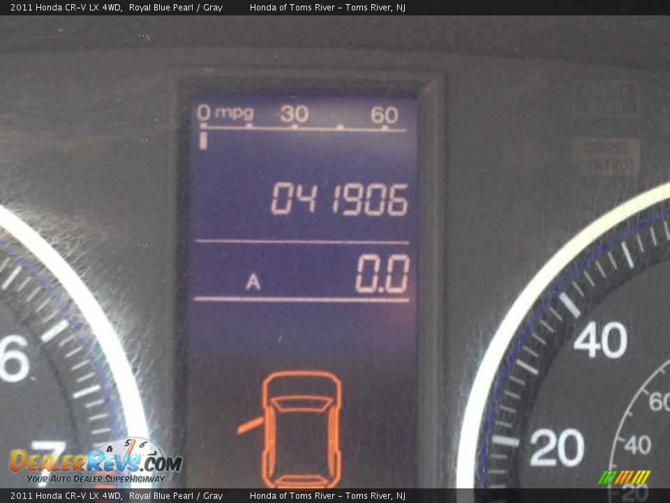 2011 Honda CR-V LX 4WD Royal Blue Pearl / Gray Photo #18