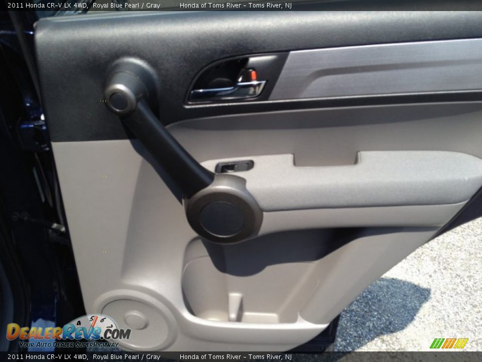 2011 Honda CR-V LX 4WD Royal Blue Pearl / Gray Photo #21