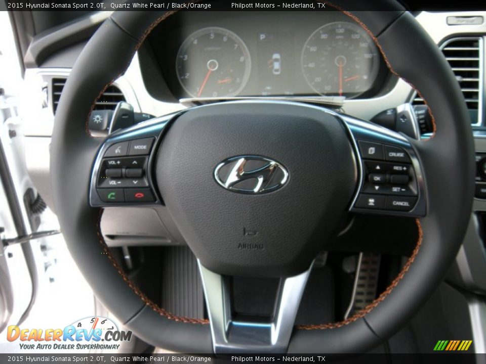 2015 Hyundai Sonata Sport 2.0T Steering Wheel Photo #34