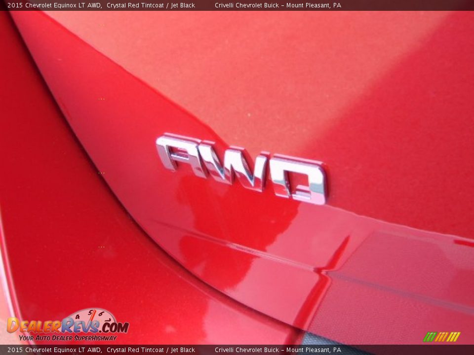 2015 Chevrolet Equinox LT AWD Crystal Red Tintcoat / Jet Black Photo #7