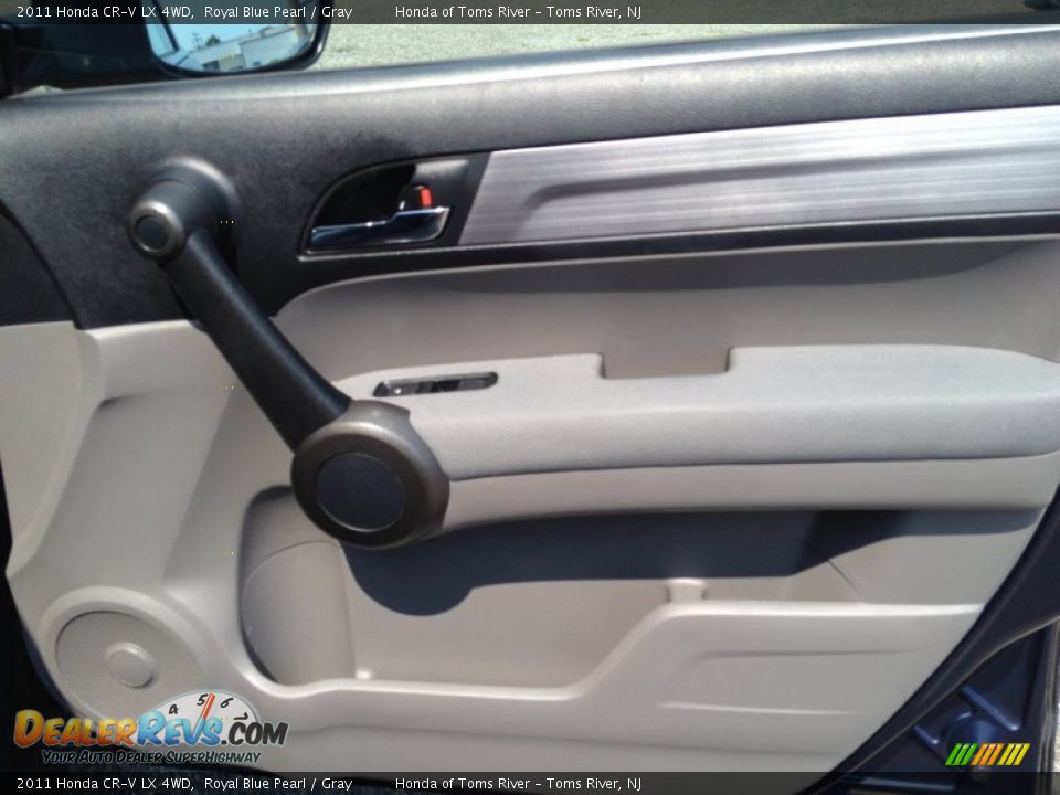 2011 Honda CR-V LX 4WD Royal Blue Pearl / Gray Photo #24