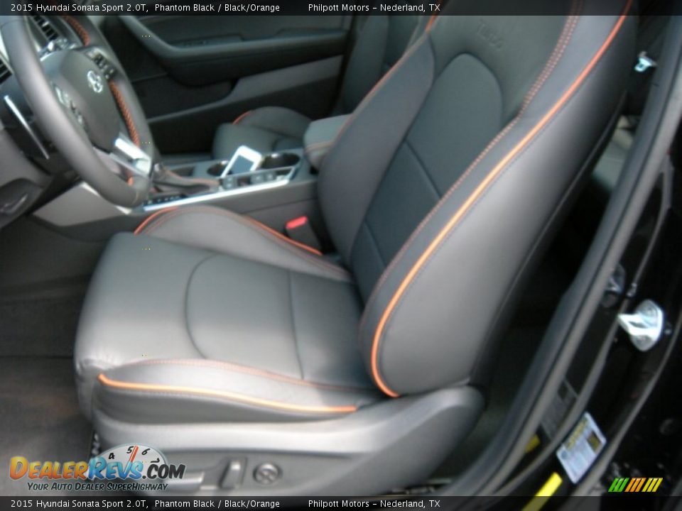 Front Seat of 2015 Hyundai Sonata Sport 2.0T Photo #24