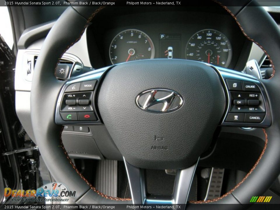 2015 Hyundai Sonata Sport 2.0T Steering Wheel Photo #33