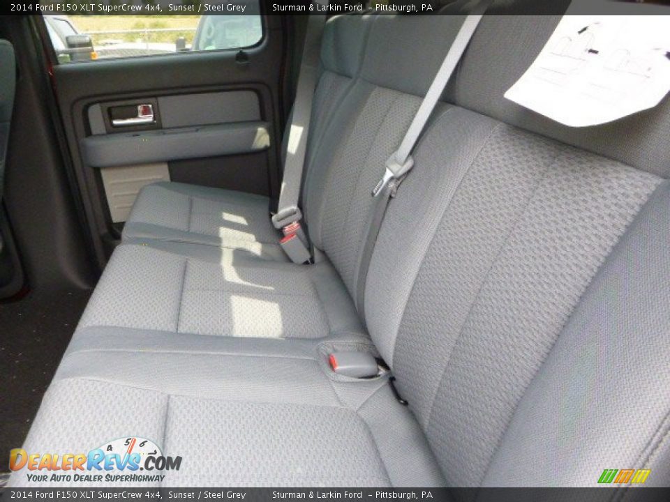2014 Ford F150 XLT SuperCrew 4x4 Sunset / Steel Grey Photo #9
