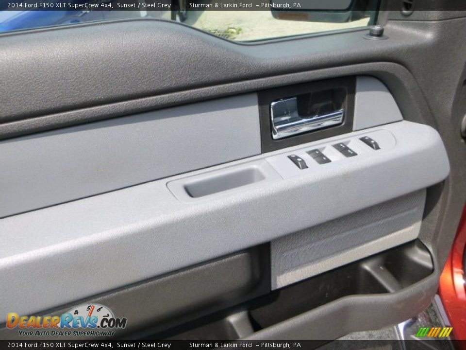 2014 Ford F150 XLT SuperCrew 4x4 Sunset / Steel Grey Photo #11