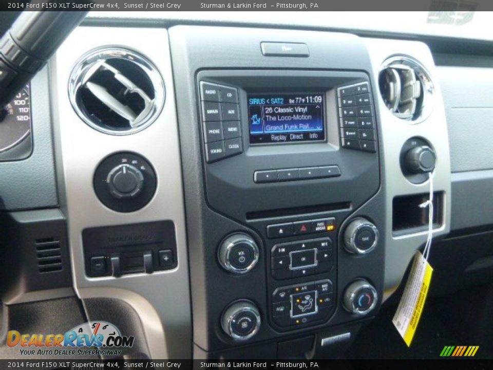 2014 Ford F150 XLT SuperCrew 4x4 Sunset / Steel Grey Photo #13