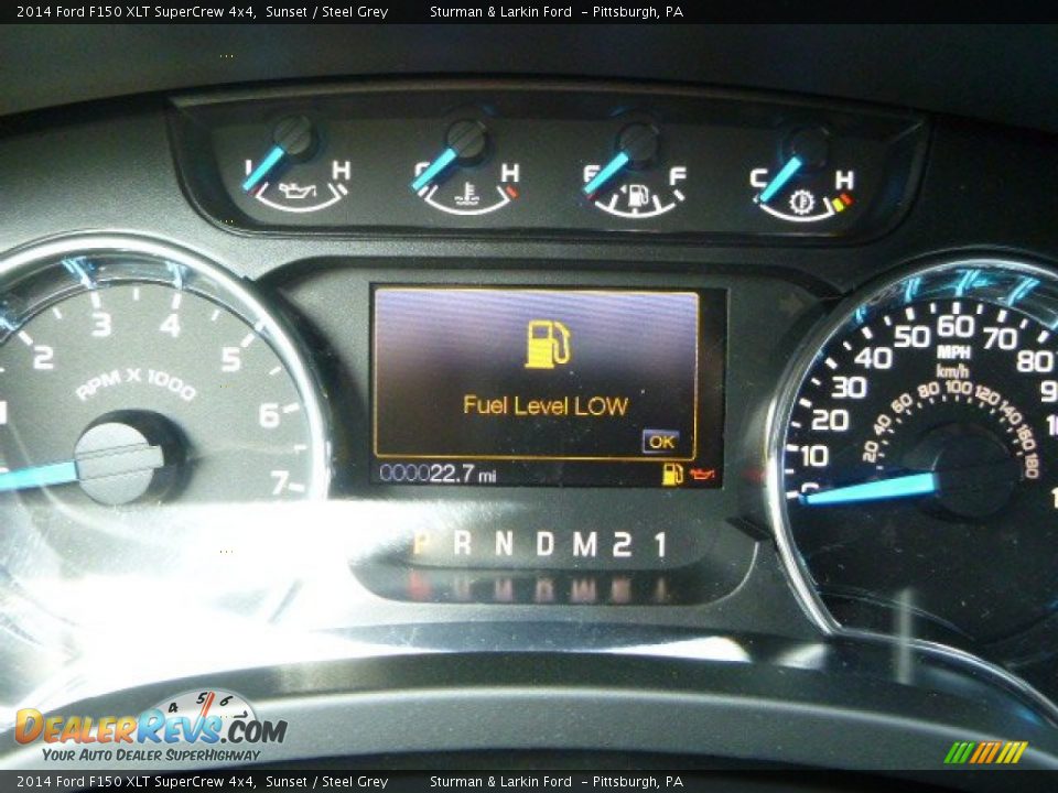 2014 Ford F150 XLT SuperCrew 4x4 Sunset / Steel Grey Photo #15