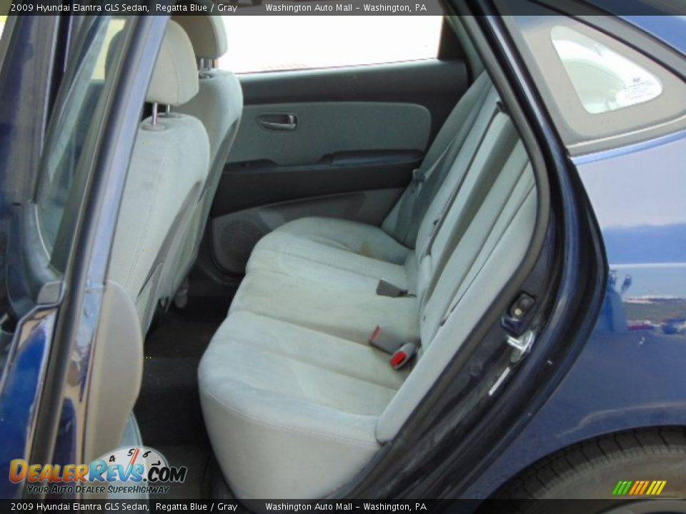 2009 Hyundai Elantra GLS Sedan Regatta Blue / Gray Photo #17