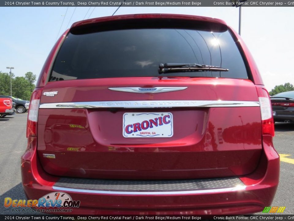2014 Chrysler Town & Country Touring Deep Cherry Red Crystal Pearl / Dark Frost Beige/Medium Frost Beige Photo #6