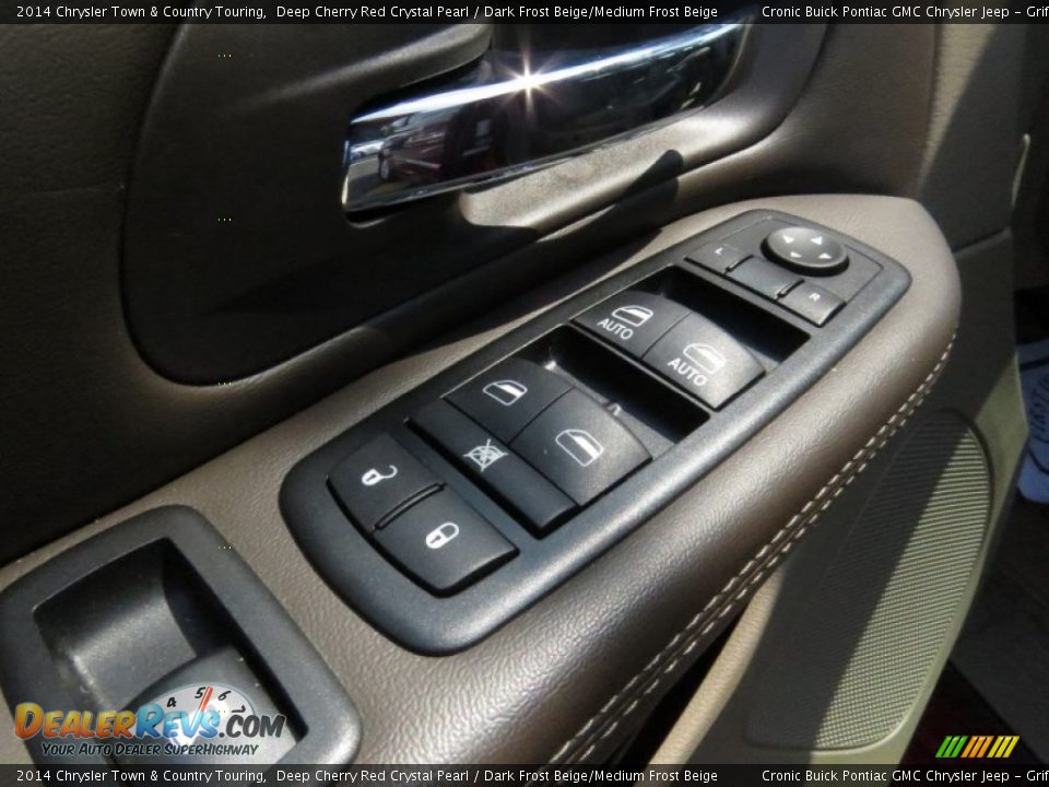 2014 Chrysler Town & Country Touring Deep Cherry Red Crystal Pearl / Dark Frost Beige/Medium Frost Beige Photo #12