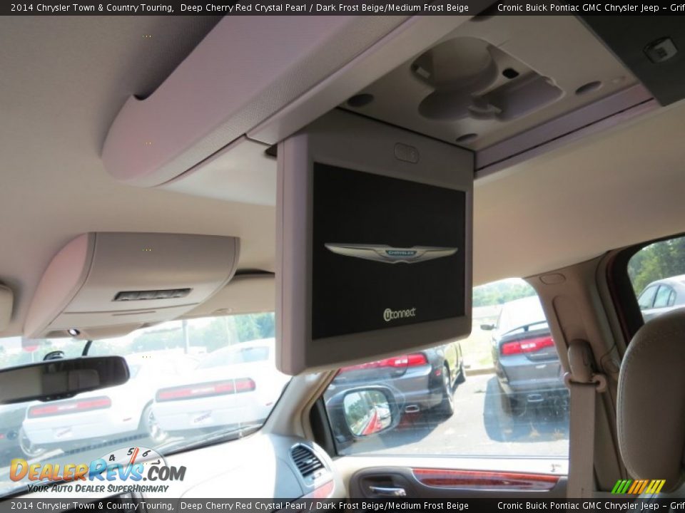 2014 Chrysler Town & Country Touring Deep Cherry Red Crystal Pearl / Dark Frost Beige/Medium Frost Beige Photo #13