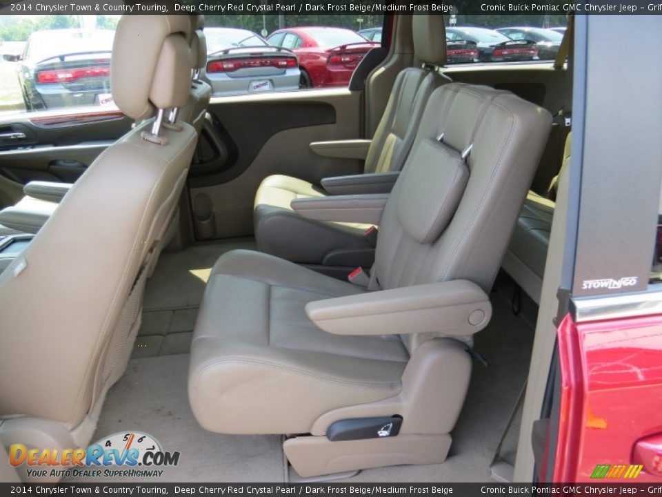 2014 Chrysler Town & Country Touring Deep Cherry Red Crystal Pearl / Dark Frost Beige/Medium Frost Beige Photo #14