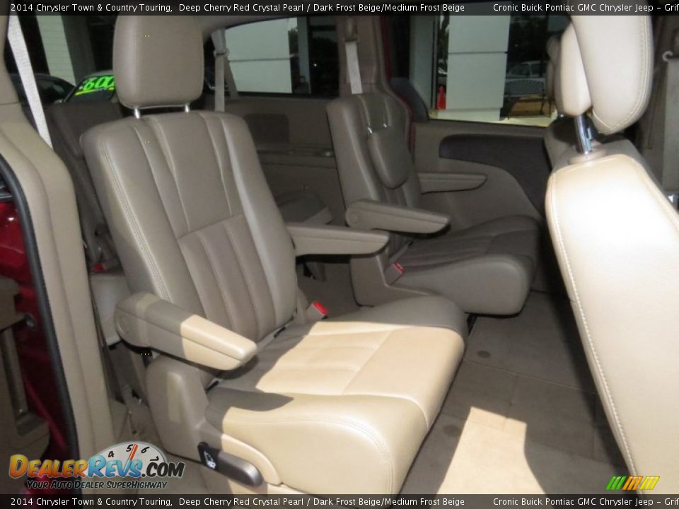 2014 Chrysler Town & Country Touring Deep Cherry Red Crystal Pearl / Dark Frost Beige/Medium Frost Beige Photo #21