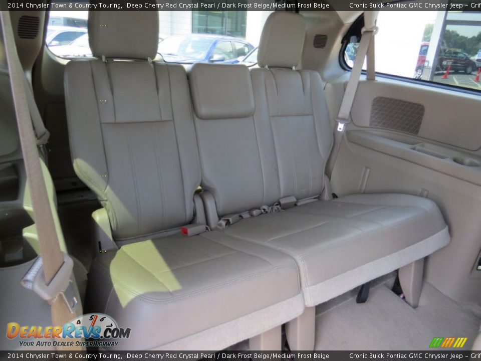2014 Chrysler Town & Country Touring Deep Cherry Red Crystal Pearl / Dark Frost Beige/Medium Frost Beige Photo #22