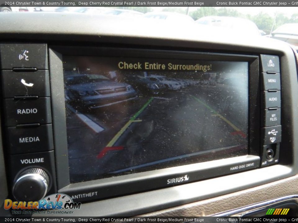 2014 Chrysler Town & Country Touring Deep Cherry Red Crystal Pearl / Dark Frost Beige/Medium Frost Beige Photo #25