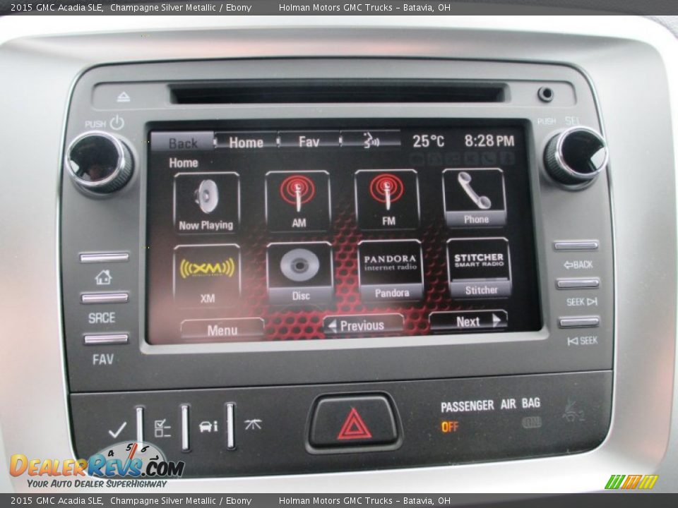2015 GMC Acadia SLE Champagne Silver Metallic / Ebony Photo #8