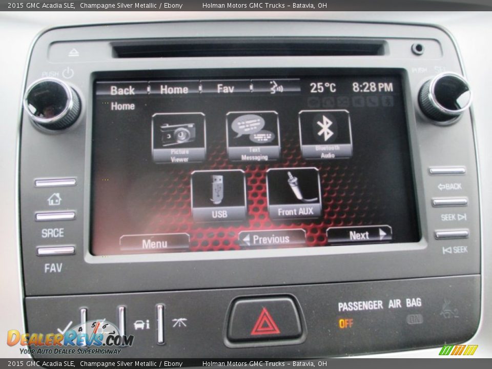 2015 GMC Acadia SLE Champagne Silver Metallic / Ebony Photo #9