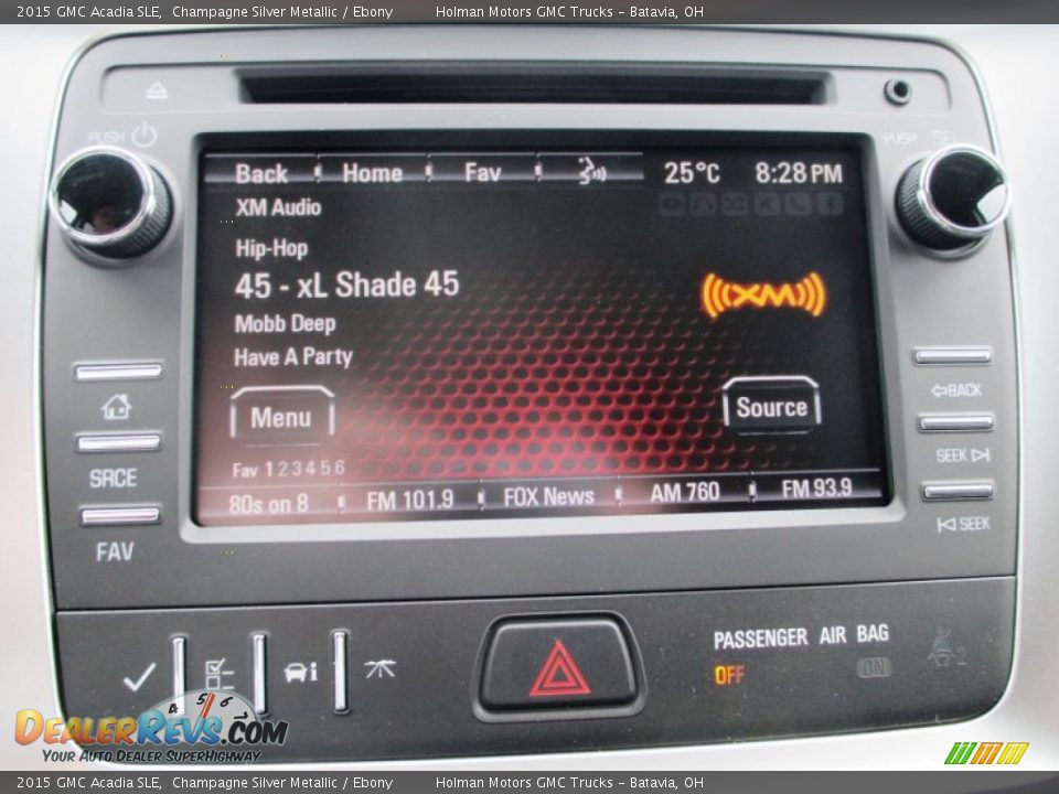 2015 GMC Acadia SLE Champagne Silver Metallic / Ebony Photo #10