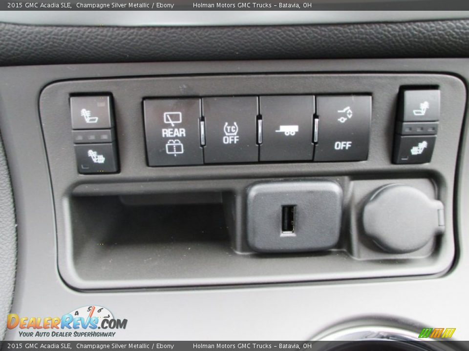 2015 GMC Acadia SLE Champagne Silver Metallic / Ebony Photo #12