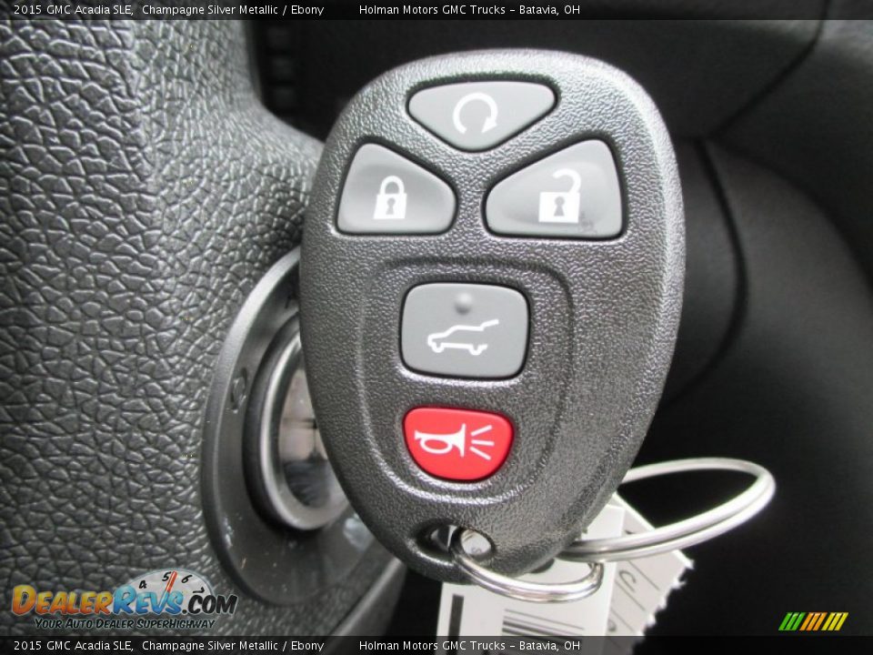 2015 GMC Acadia SLE Champagne Silver Metallic / Ebony Photo #14